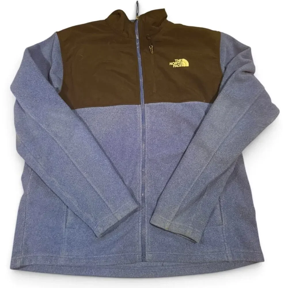 The North Face Blue & Black Full Zip Fleece Jacket Men’s Large